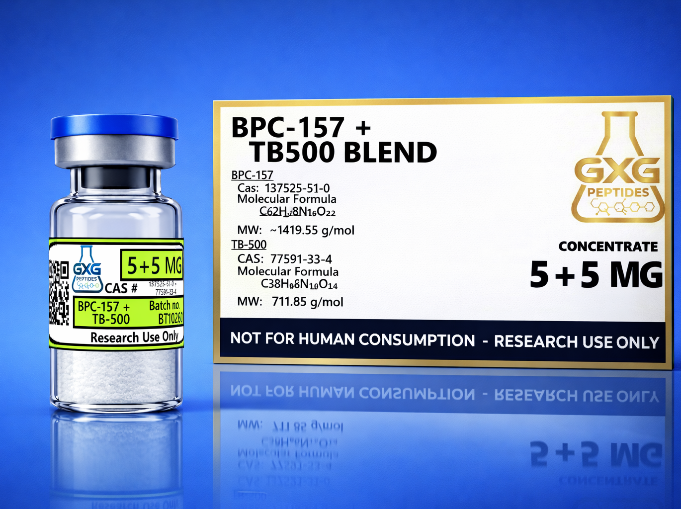 BPC-157 + TB-500 Peptide Vial (10mg) - >99% Purity | Research Use Only - Image 4