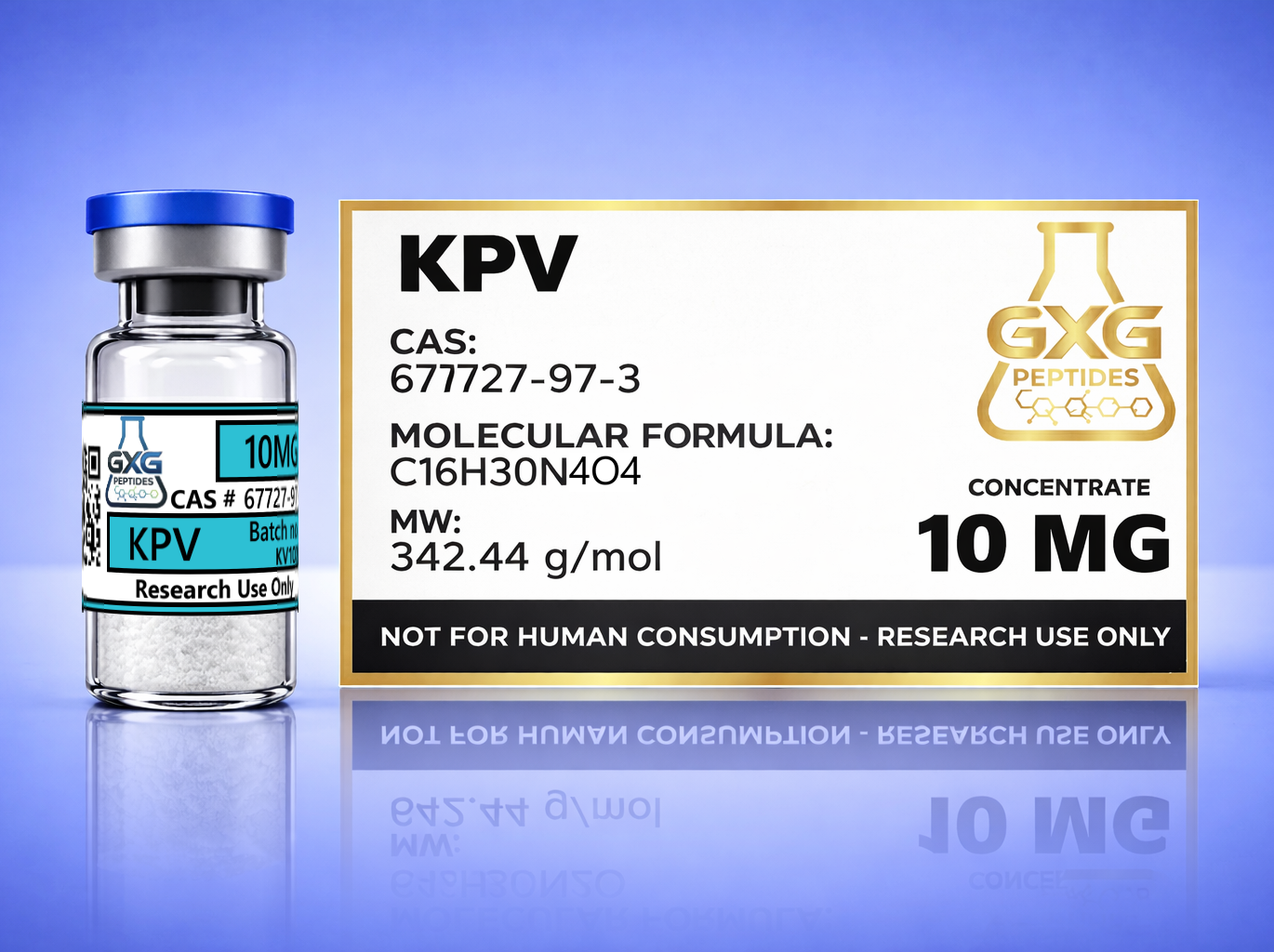 KPV Peptide Vial (10mg) - >99% Purity | Research Use Only - Image 2