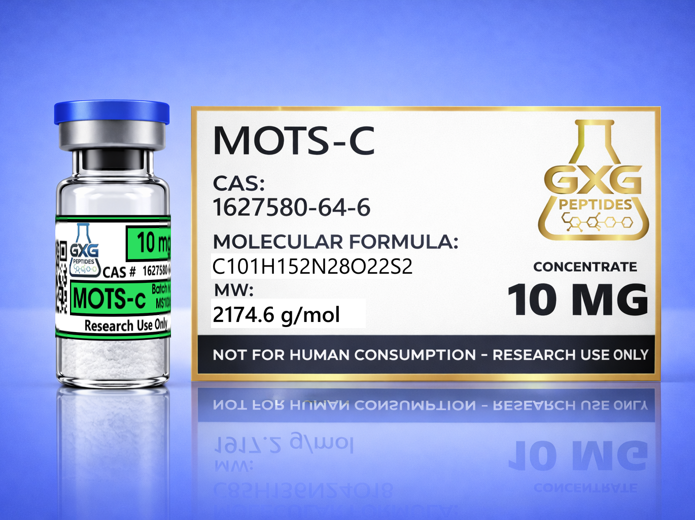 MOTS-c Peptide Vial (10mg) - >99% Purity | Research Use Only - Image 3